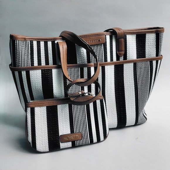 Rosetti Handbags - Rosetti Shoulder Tote w/ Attached Zipper Pouch